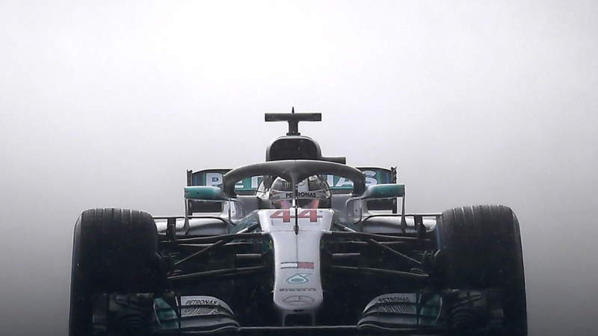 Hamilton, durante la clasificación del GP de Hungría. TAMAS KOVACS