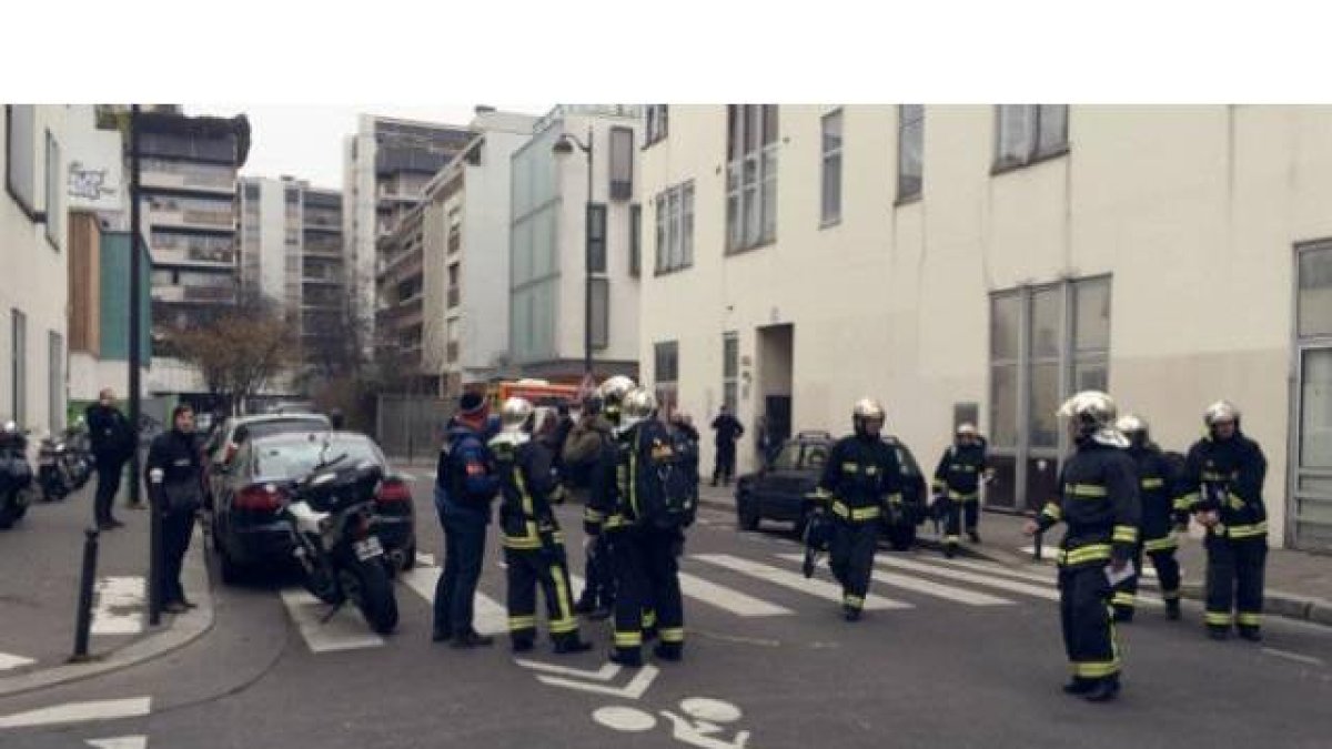 Exterior del diario 'Charlie Hebdo'.