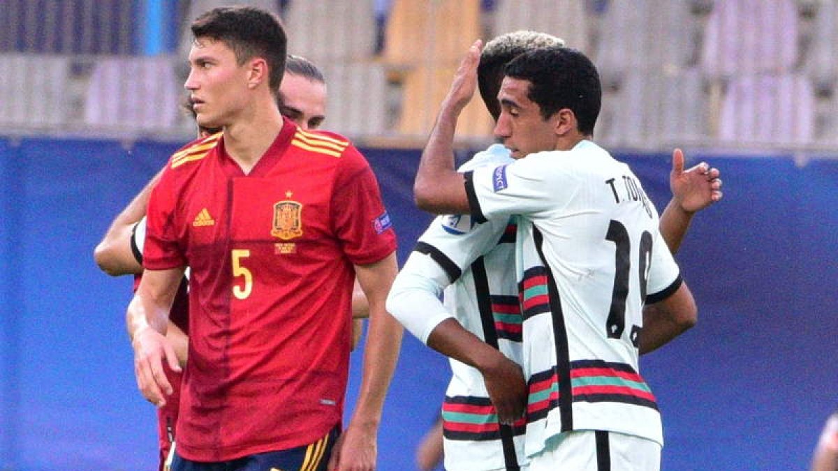 La selección española sub-21 queda fuera de la final del Europeo al caer ante Portugal. IGOR KUPLJENIK