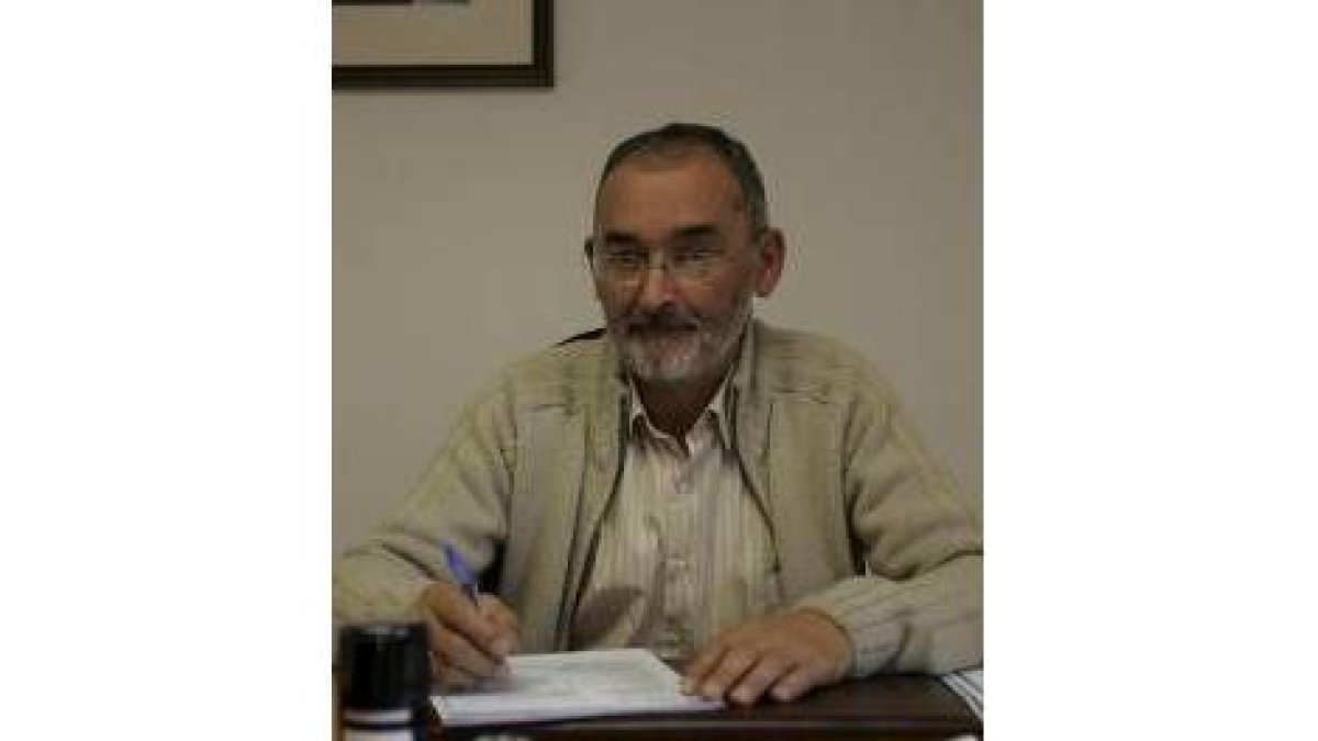 Segundo Tejedor, en su despacho, en una imagen de archivo