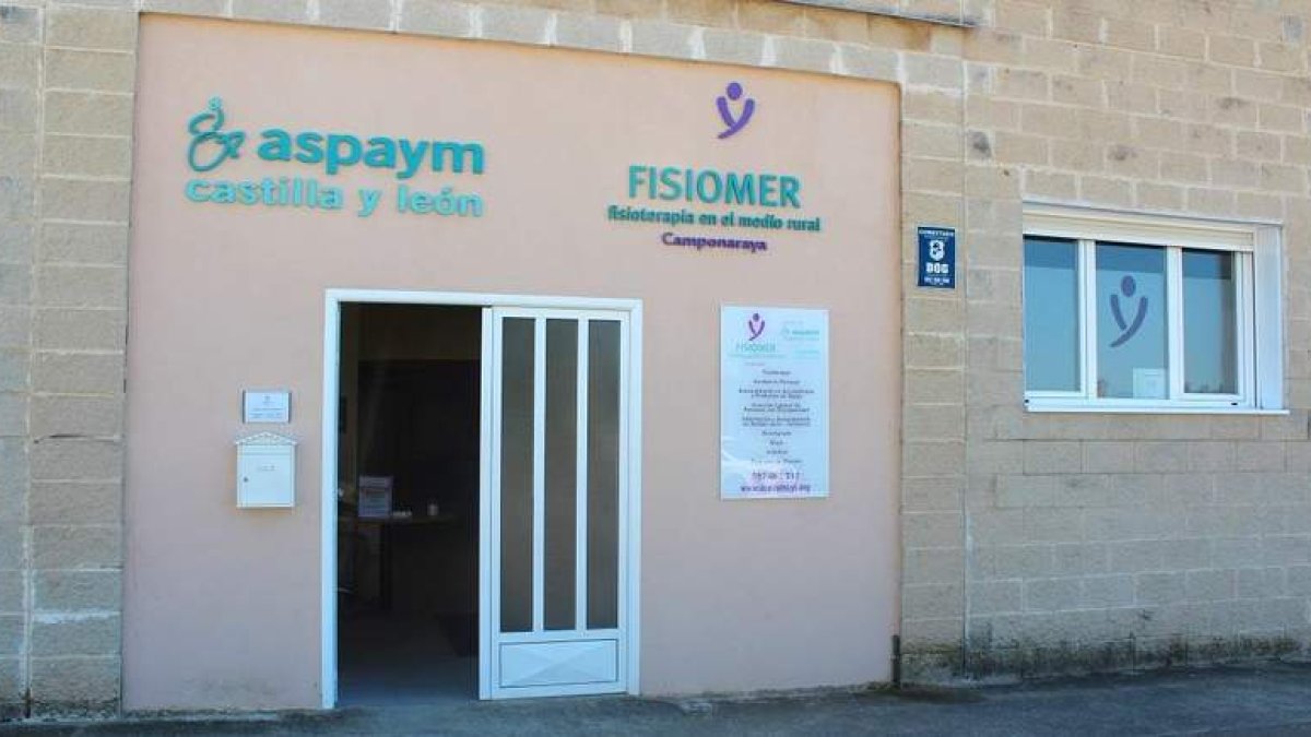 Imagen de una de las sedes de Aspaym en Camponaraya. 