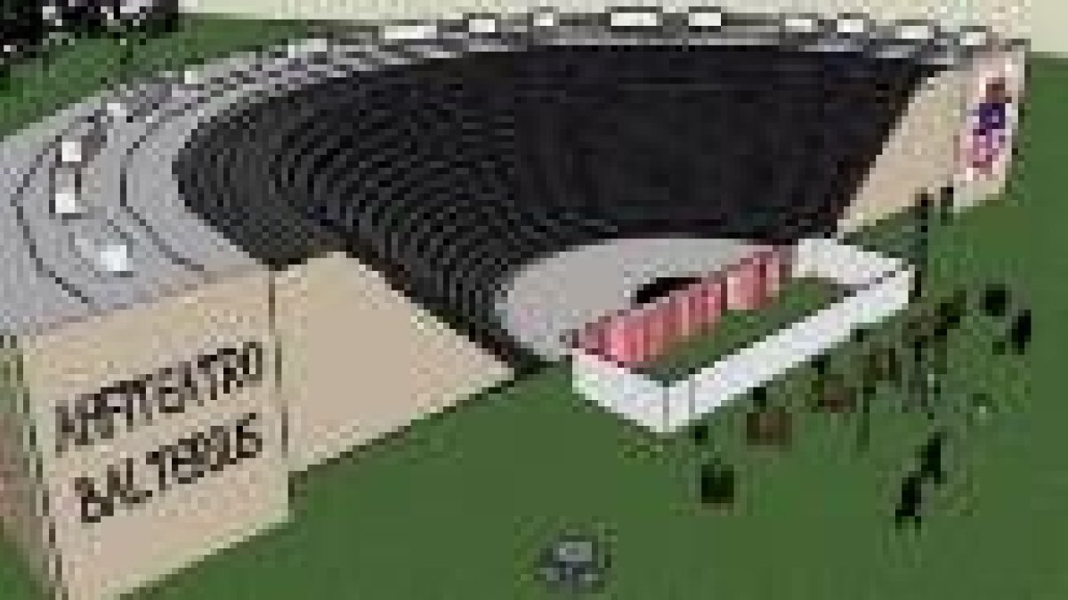 Así sería el teatro grecorromano que propone el Partido Autonomista