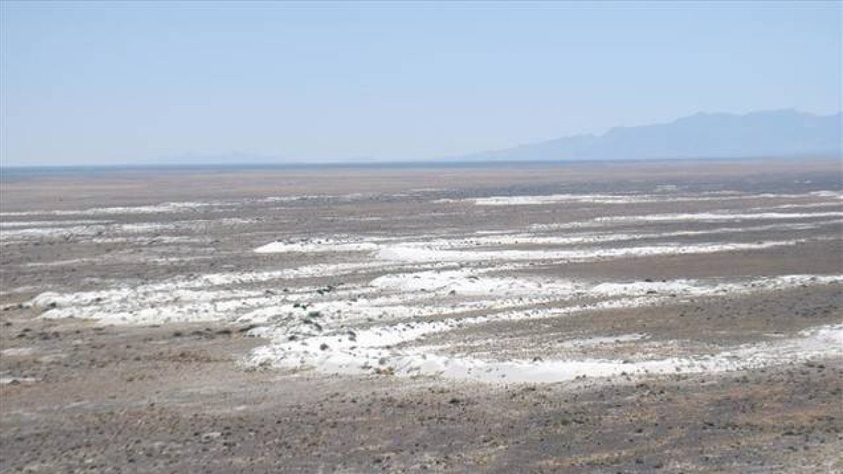 Dunas en la zona desértica del parque nacional de White Sands por la que se adentró la familia Steiner.