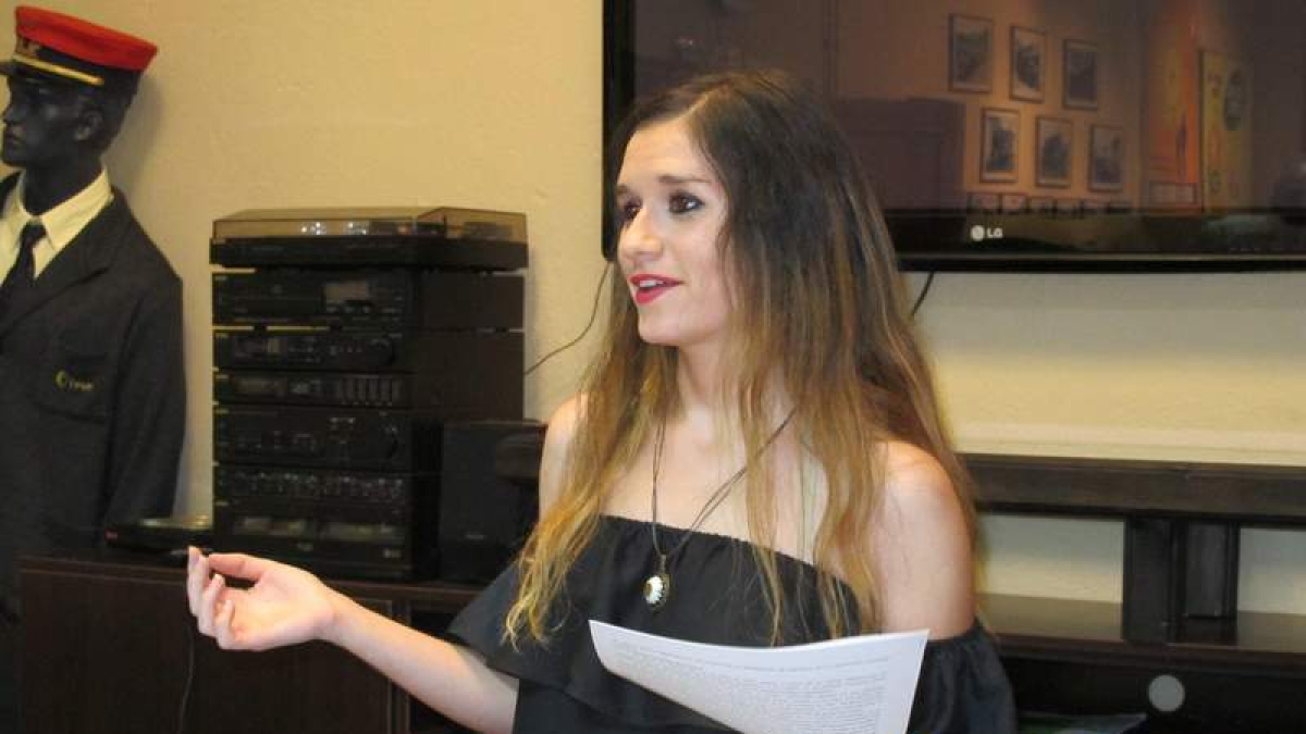 Beatriz García, en su charla del curso de verano. CAMPOS