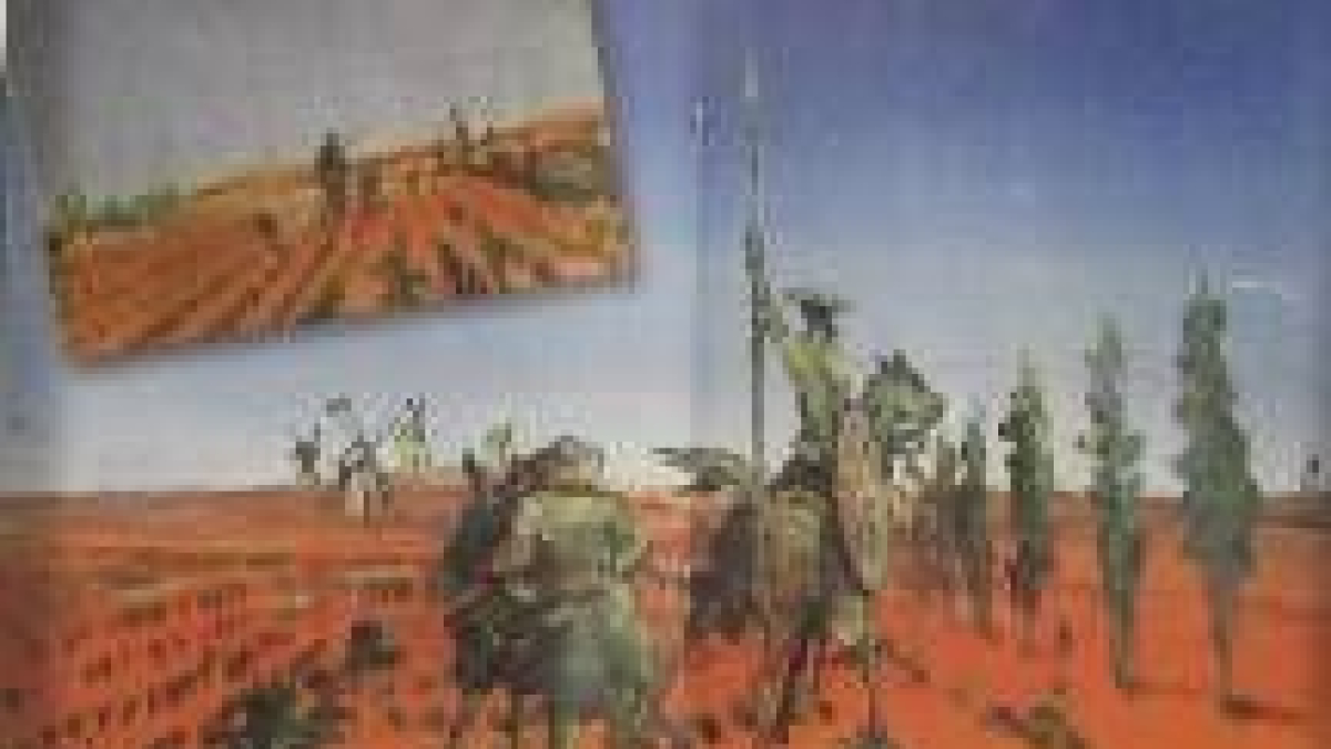 La página central de la revista también es un dibujo de Sendo