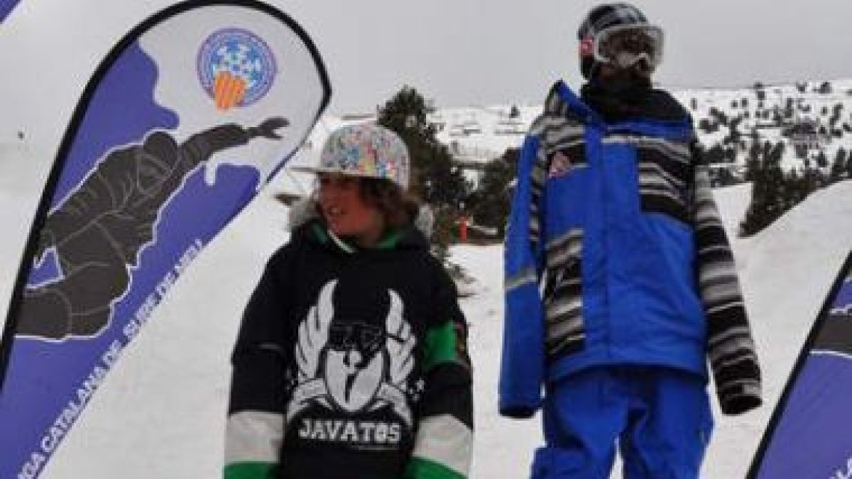 Olai Martínez (i), se colgó la medalla de plata en el Nacional.