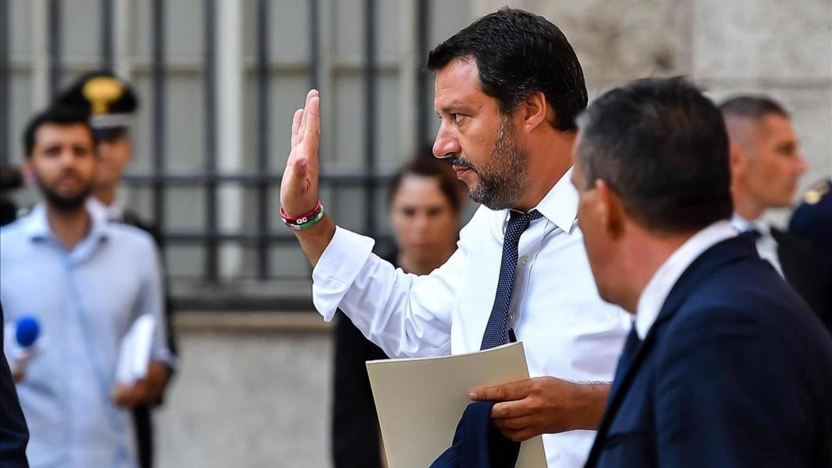 El ministro del Interior italiano, el ultraderechista Matteo Salvini. /
