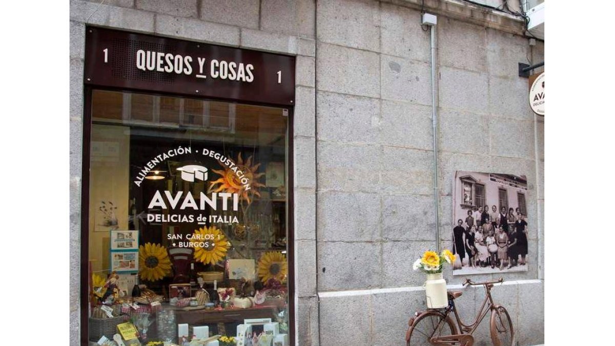 Este establecimiento de productos italianos en Burgos fue financiado por Iberaval.