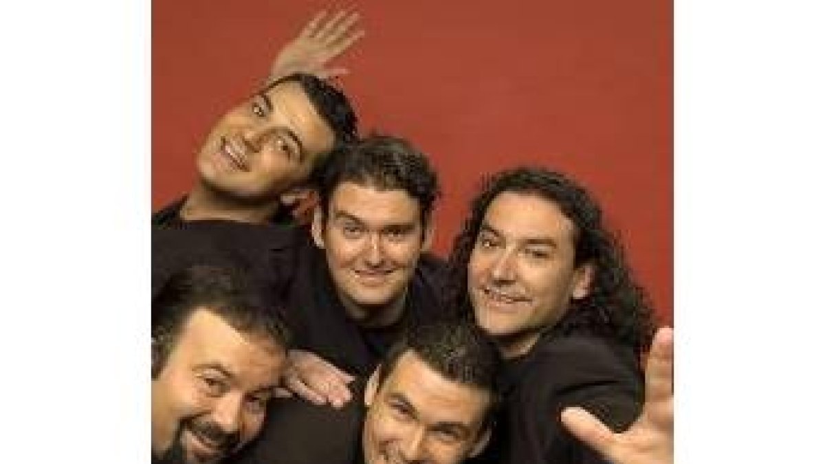 El grupo «b vocal», que actuará el viernes en el Bergidum