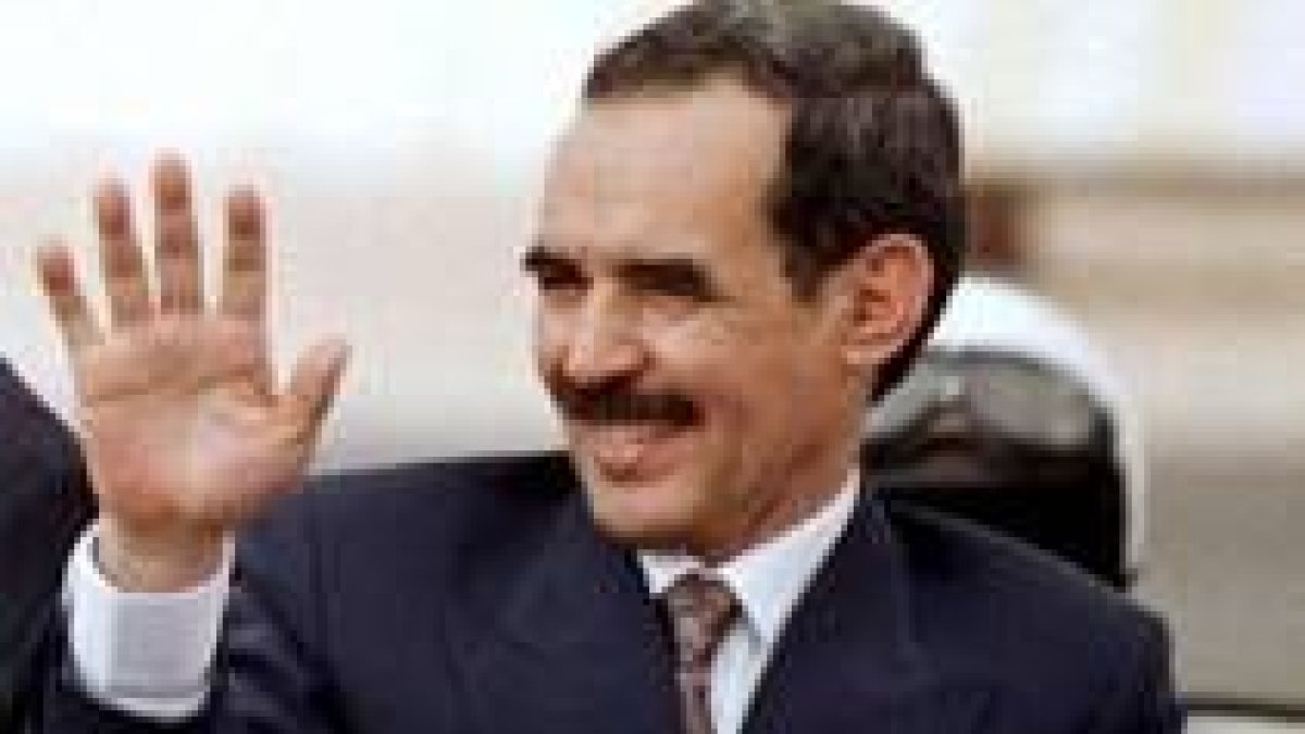 Fotografía de archivo del presidente en 1997