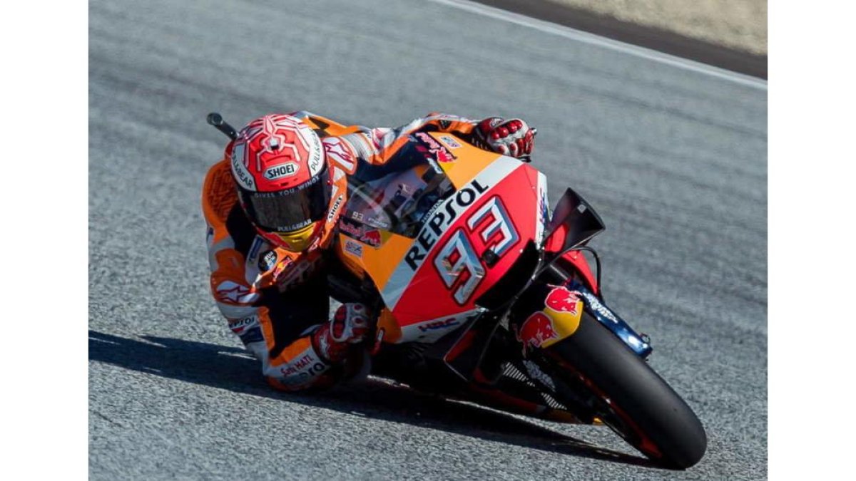 Márquez no dio opción a sus rivales en los entrenamientos. ANGERER