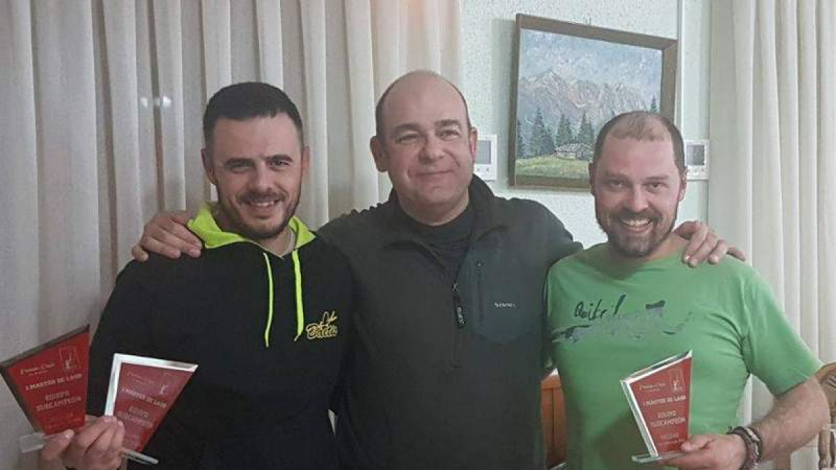 Iglesias, Hidalgo y Huerga, equipo ganador. DL