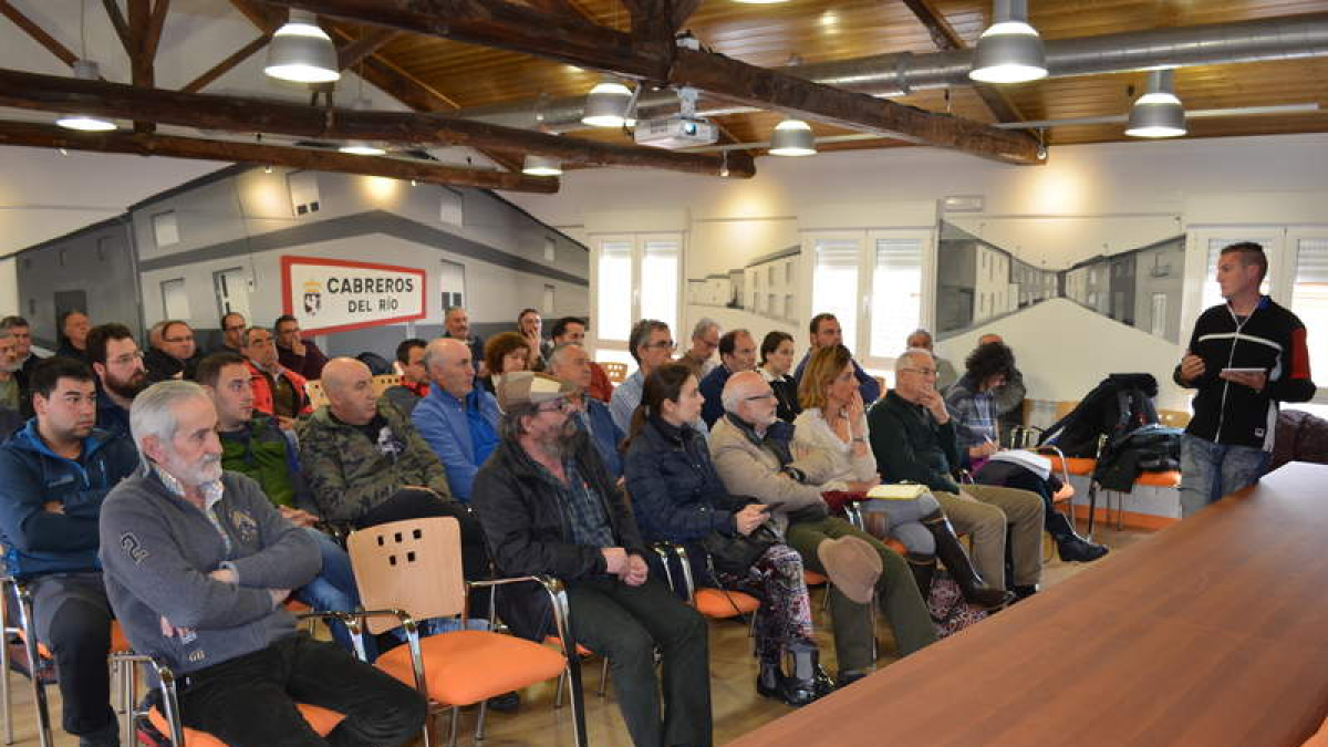 Imagen de la presentación de los resultados del primer año del proyecto, ayer en Cabreros. MEDINA