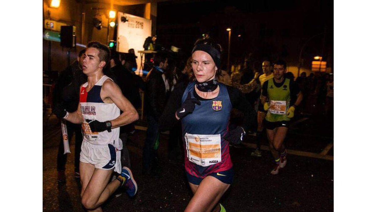 Blanca Fernández acabó la San Silvestre Vallecana como la cuarta mejor atleta española. SERGIO/SPORTMEDIA