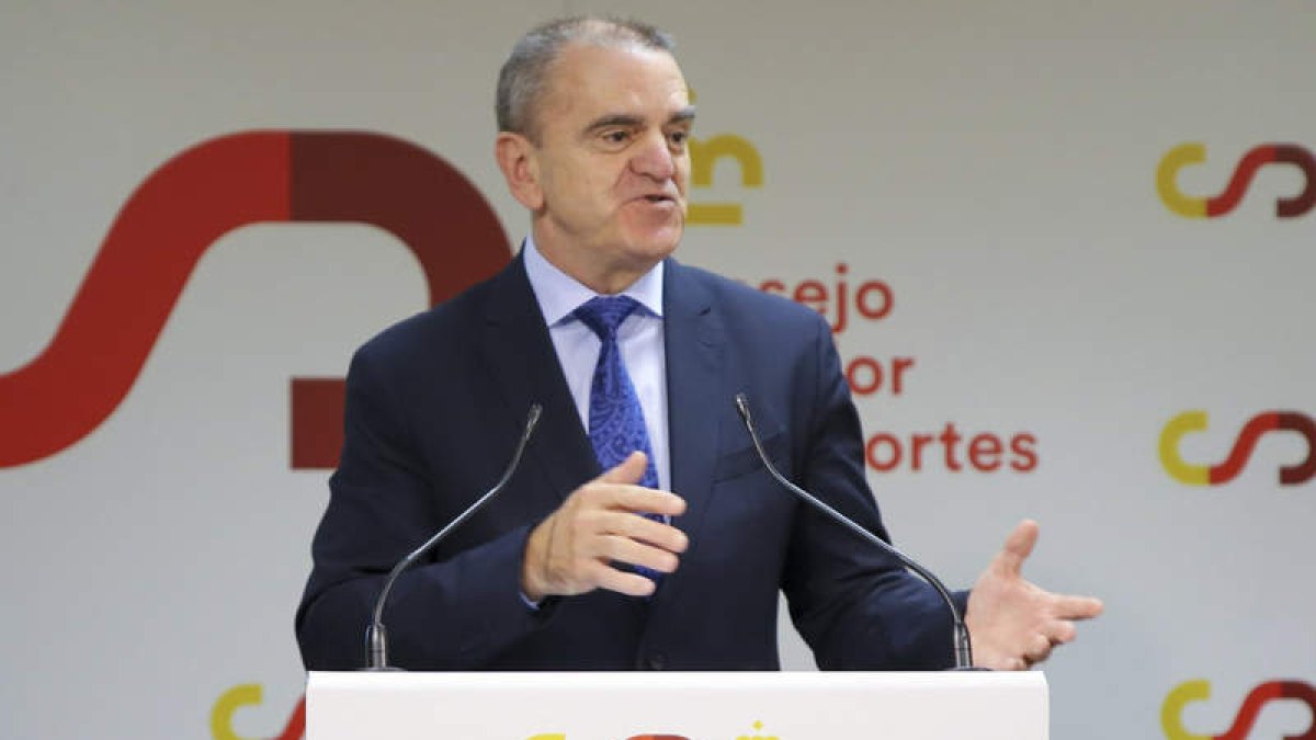 El presidente del CSD, José Manuel Franco. AGENCIAS