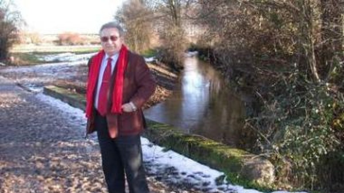 Martín Manceñido, presidente de la Asociación Cauce Histórico Presa Cerrajera