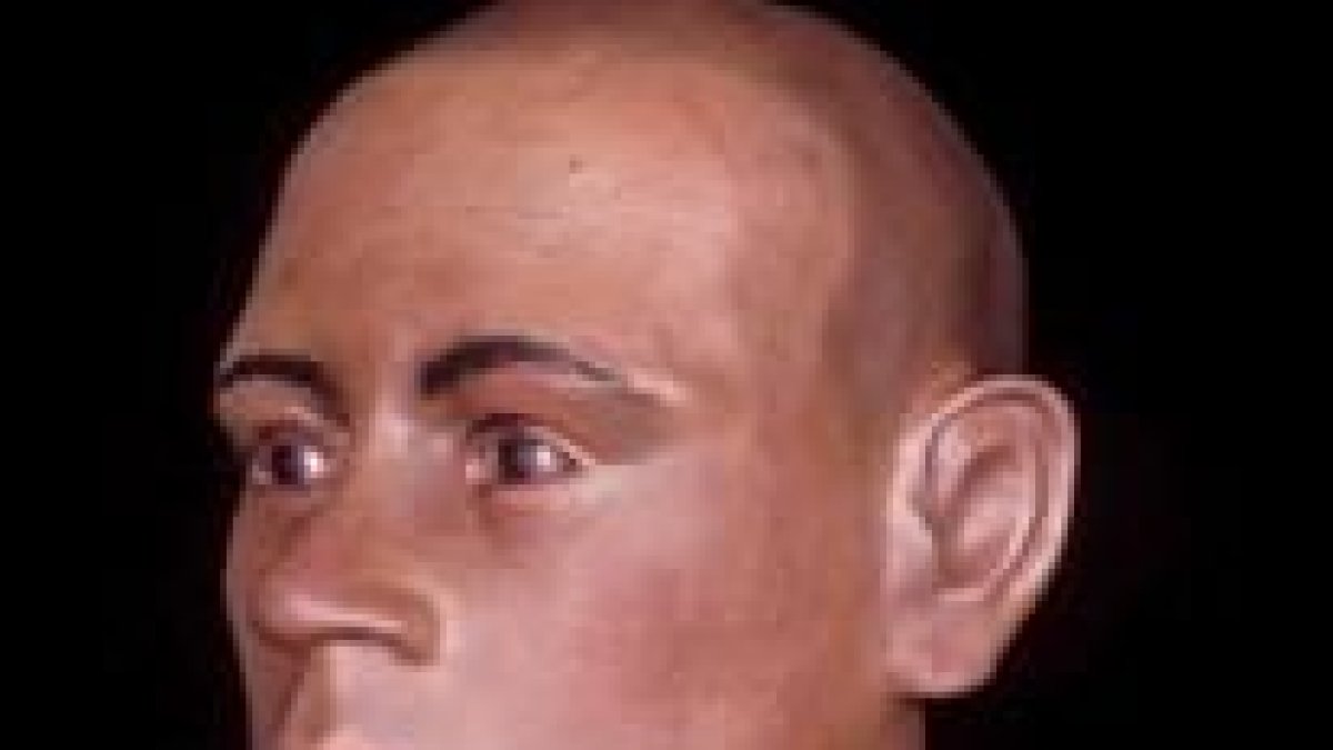 Representación del rostro de Tutankamon realizada por expertos británicos