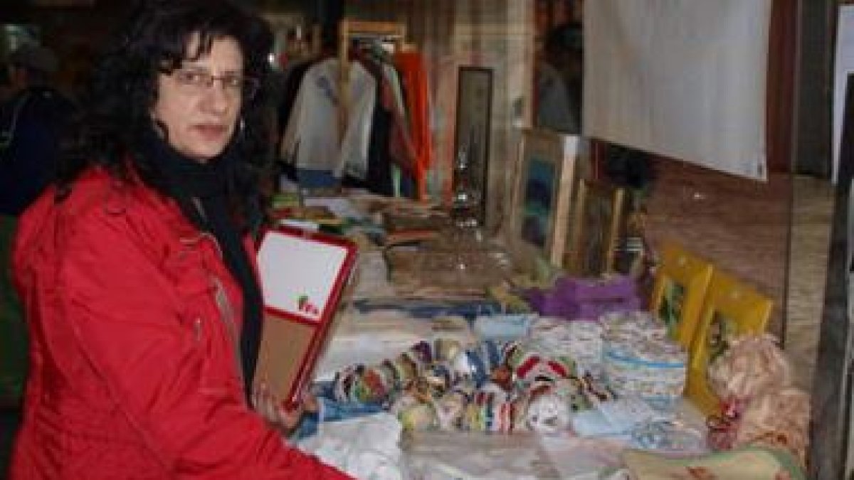 La concejala Teresa Gutiérrez, en un momento de la inaguración.