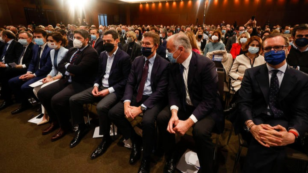 Junta Directiva del PP, hoy. JAVIER LIZÓN