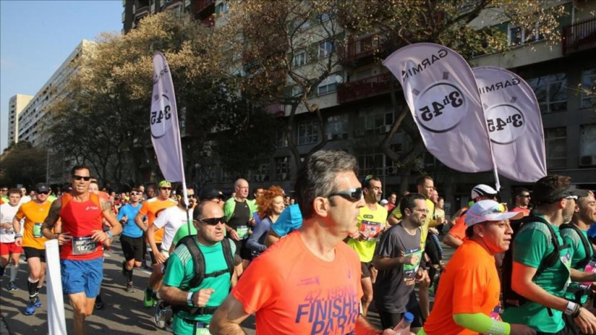 Corredores del Maratón de Barcelona 2017