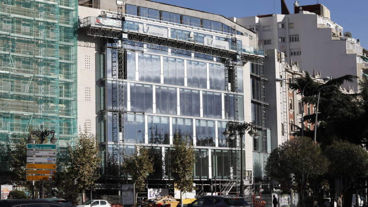 El edificio del INSS.