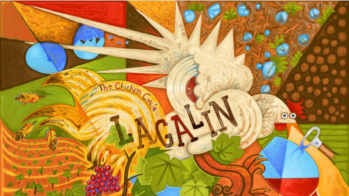 Ilustración realizada para la etiqueta de Lagalin que forma parte del 'packaging' premiado. GALLINA DE PIEL