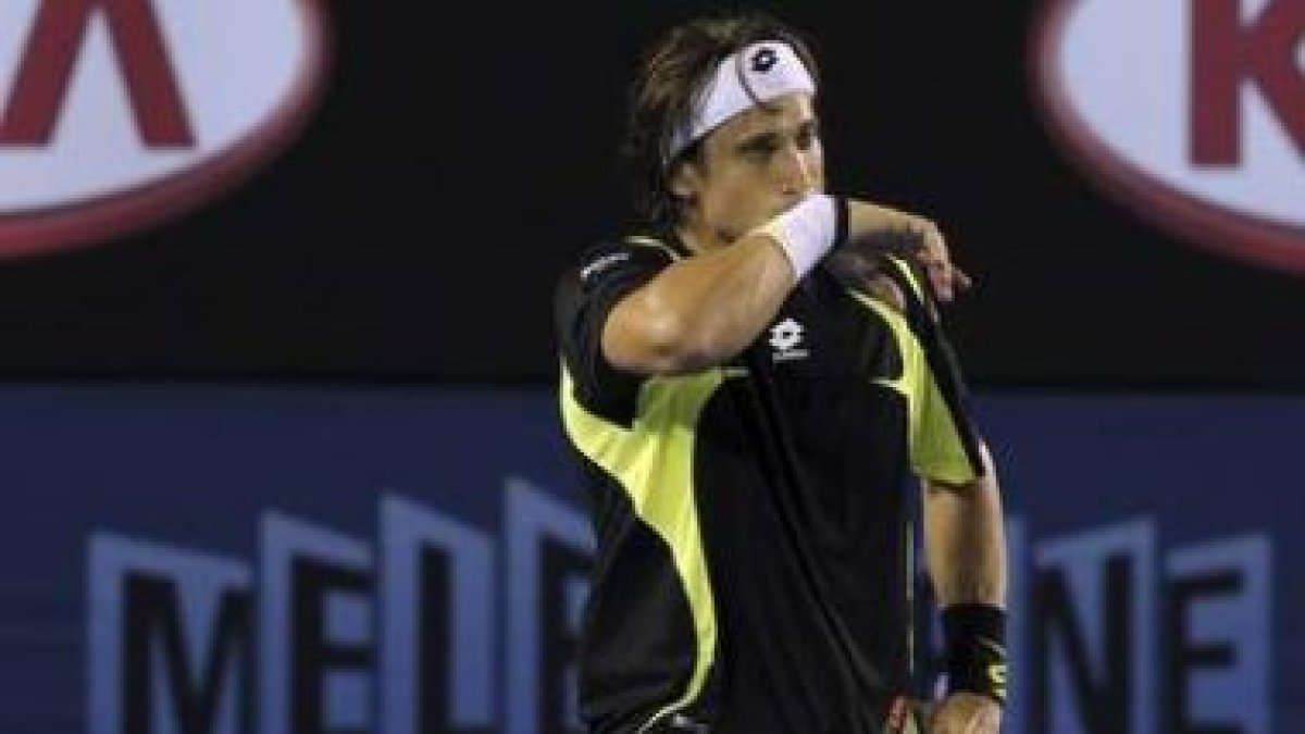 Ferrer se desespera tras ceder un punto frente a Murray.