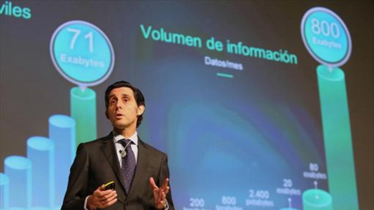 El presidente de Telefónica, José María Álvarez-Pallete, reclama confianza y agradece el esfuerzo inversor a los accionistas estos últimos cinco años.