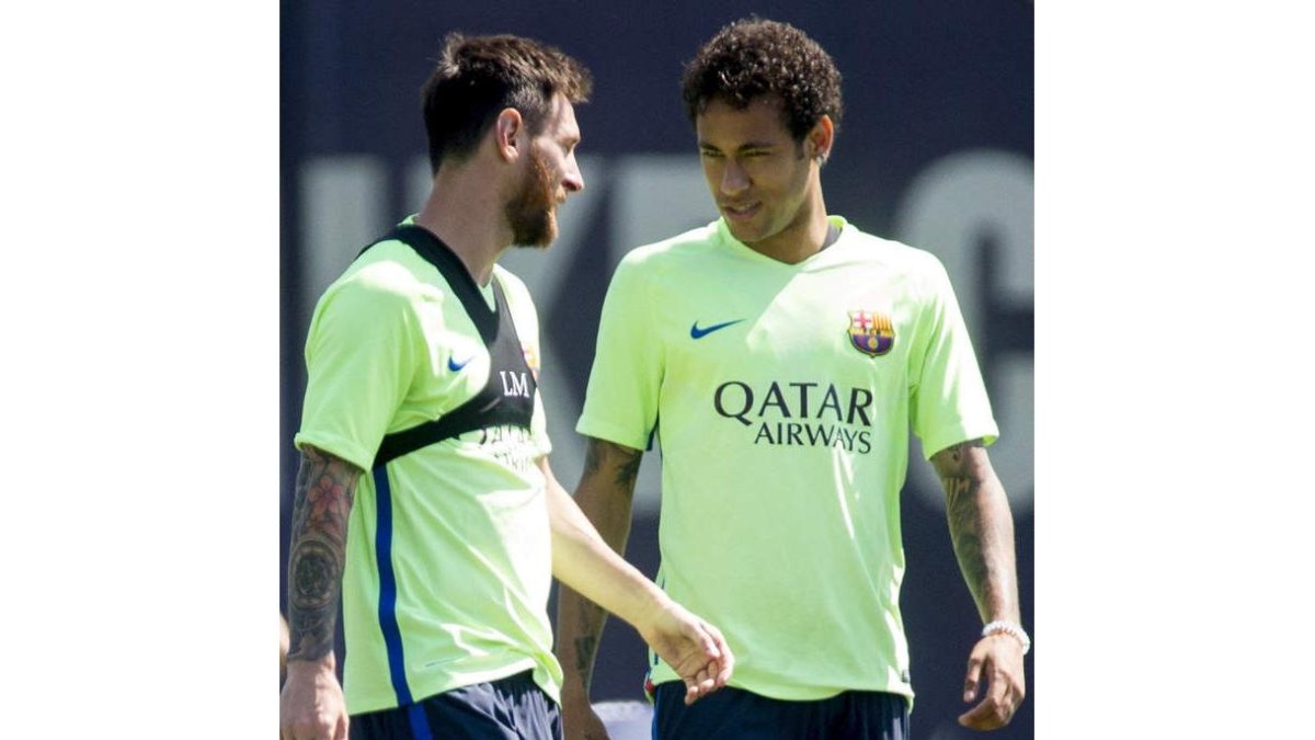 Messi y Neymar liderarán hoy el ataque junto a Alcácer. Q. GARCÍA