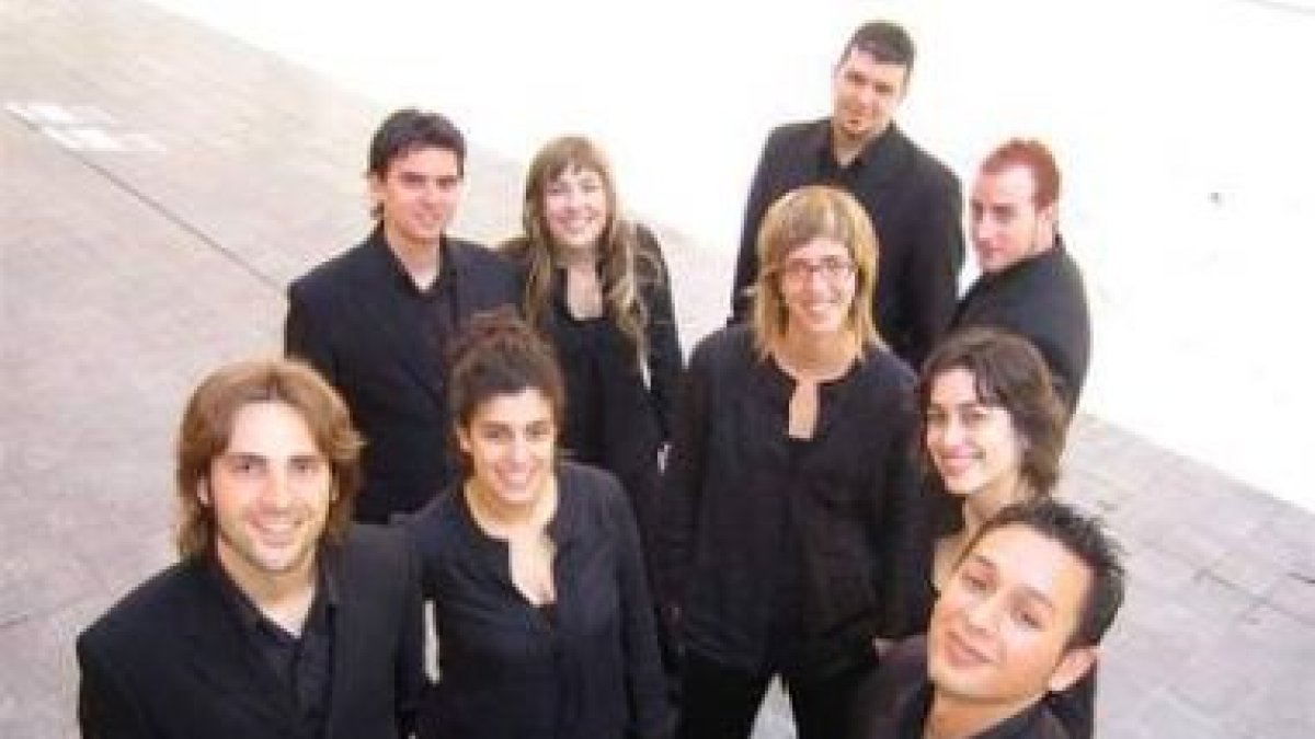 Los miembros del grupo Evo, que hoy ofrecerán un repertorio de la Edad Media.