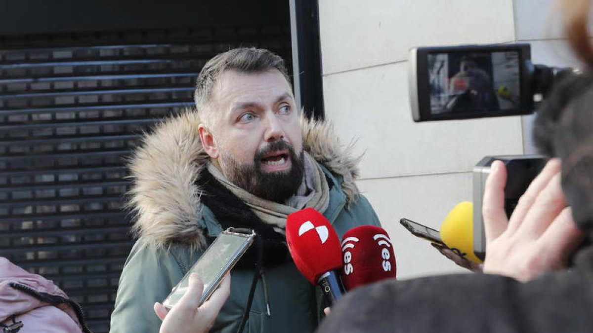 El procurador leonesista José Ramón García. ANA F. BARREDO