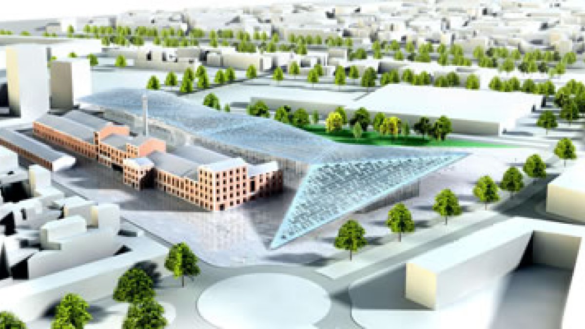 Maqueta del futuro Palacio de Congresos