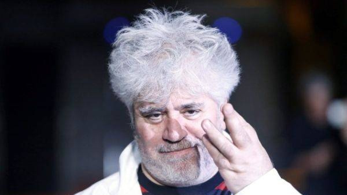 Almodóvar, en el Festival de Cine de Lyón, el pasado domingo.