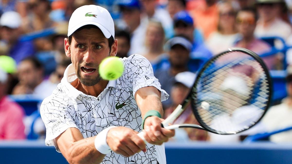 Djokovic, camino de su victoria. /