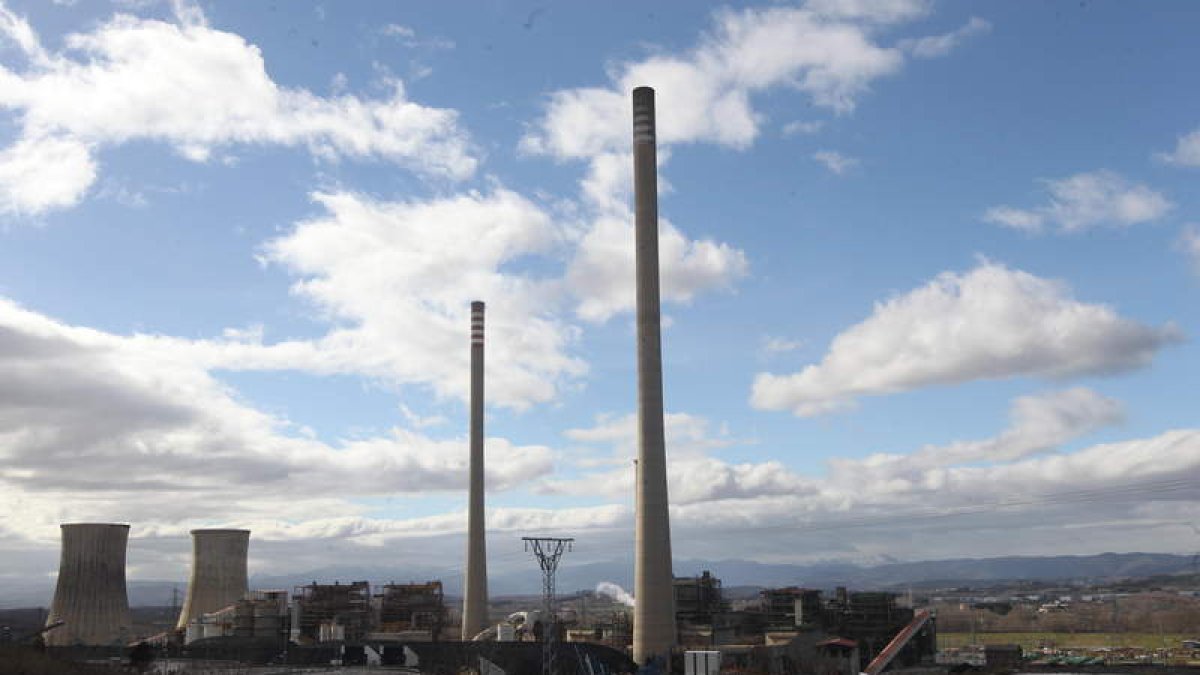 La central térmica de Compostilla, en Cubillos del Sil