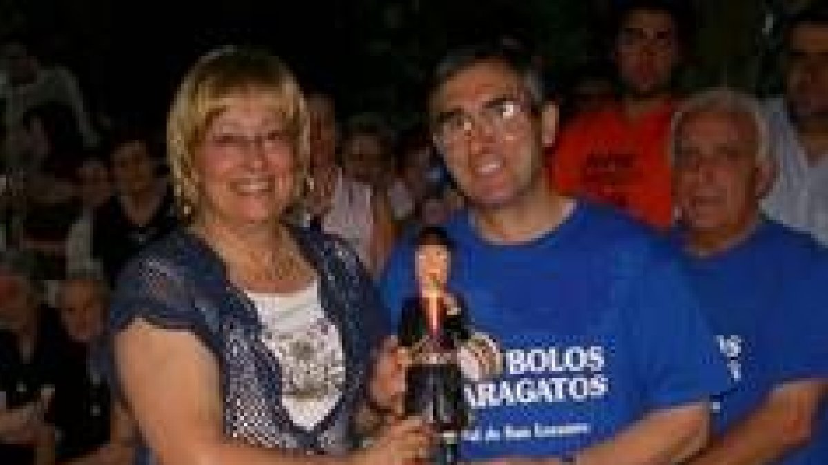 Un momento de la entrega de premios del torneo de este año en Val de San Lorenzo