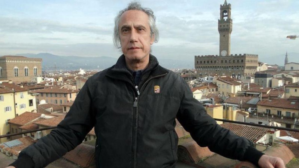 El escritor florentino de novela negra Marco Vichi.