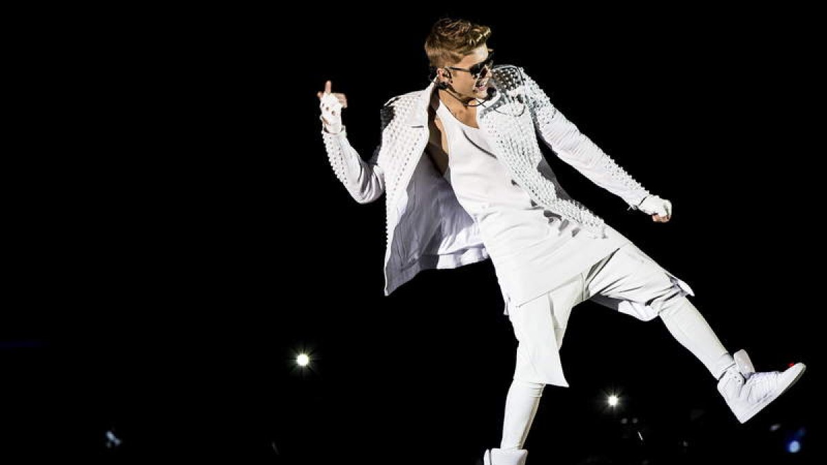 Justin Bieber, durante un concierto en el Allphones Arena de Sidney, en noviembre pasado.