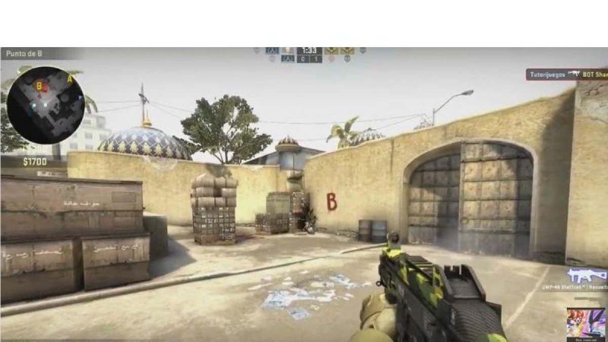 Captura de pantalla de Counter Strike.