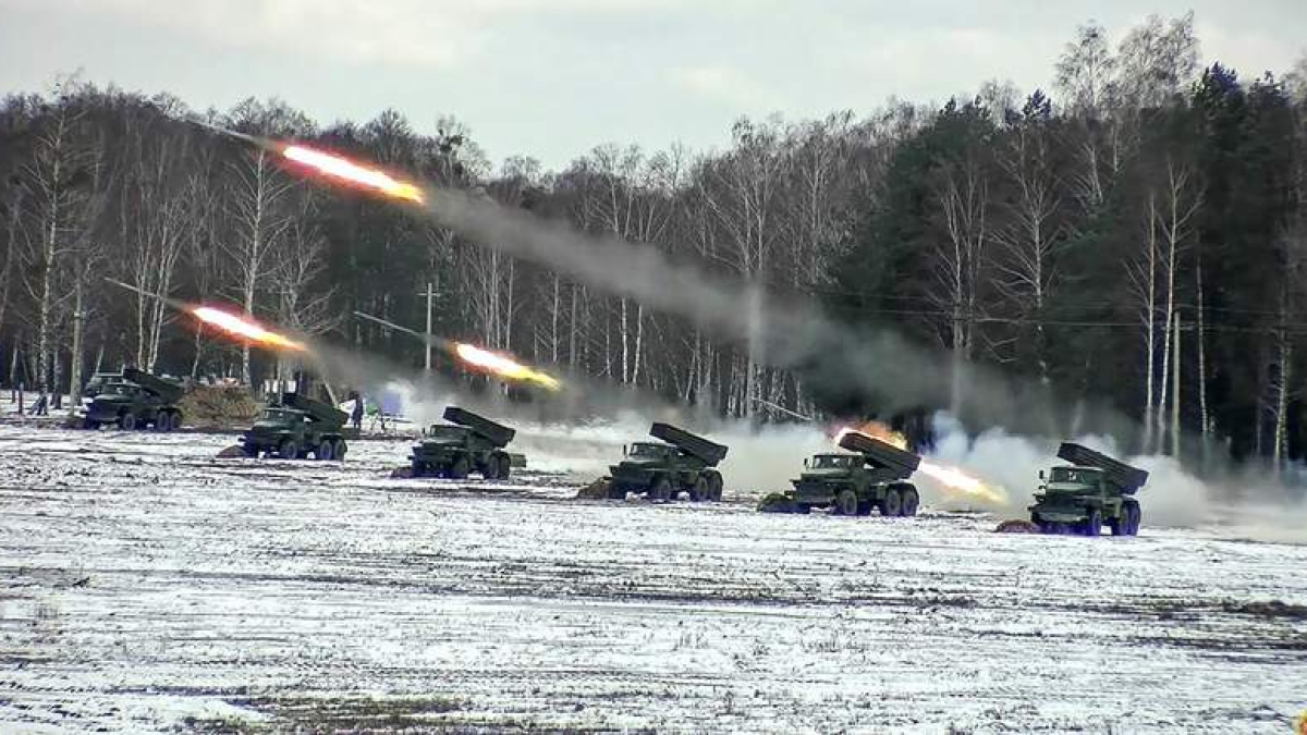 Preparativos bélicos en la frontera de Bielorrusia. BELORRUSIAN DEFENSE
