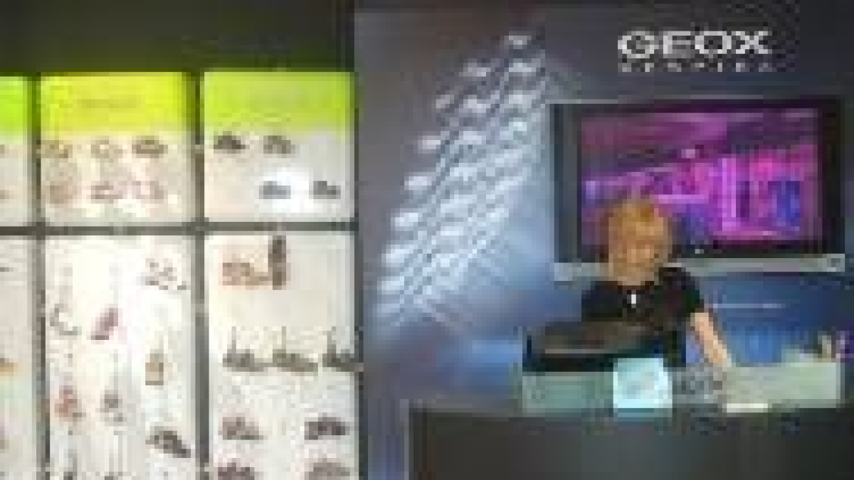 Aspecto que presenta la nueva tienda de Geox, en Espacio León