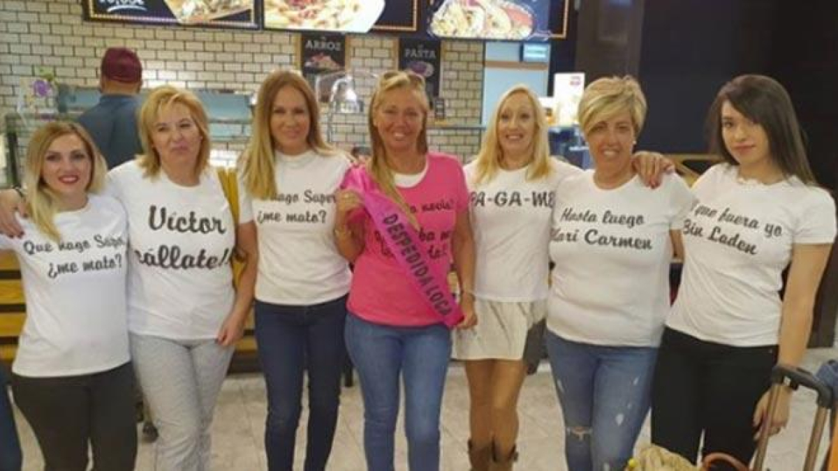 Belén Esteban celebra su despedida de soltera en Ibiza.