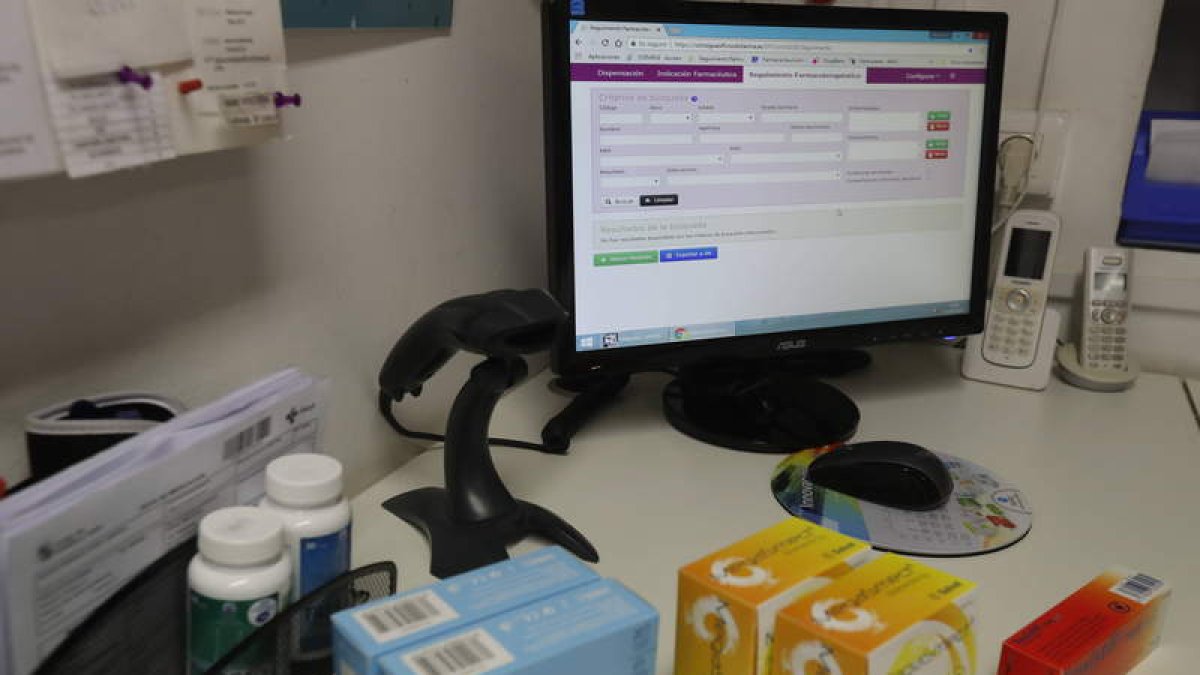 Medicamentos y control informático de los pacientes.