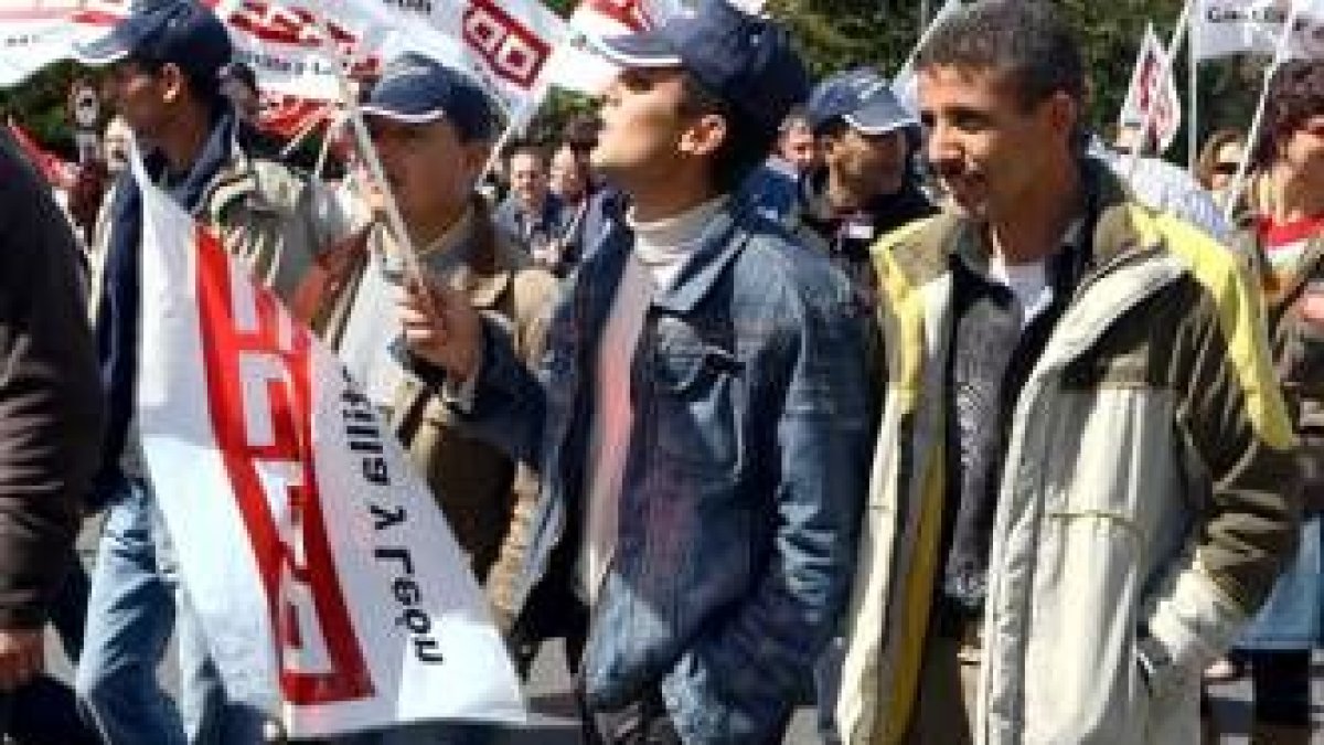 La Guardia Civil pudo ayer manifestarse por primera vez