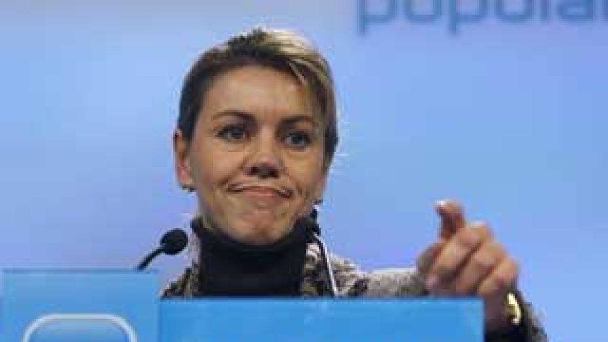 La secretaria general del PP, María Dolores de Cospedal.