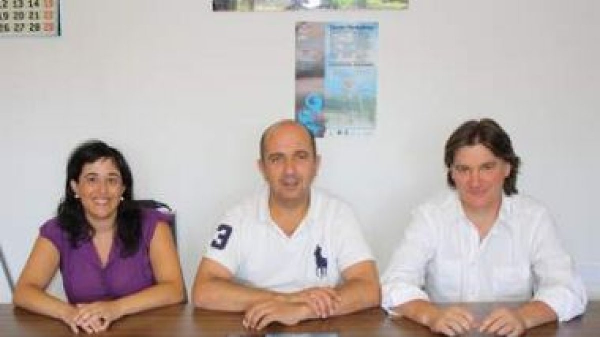 Beni Rodríguez, Francisco Castañón y Secundino Vicente.