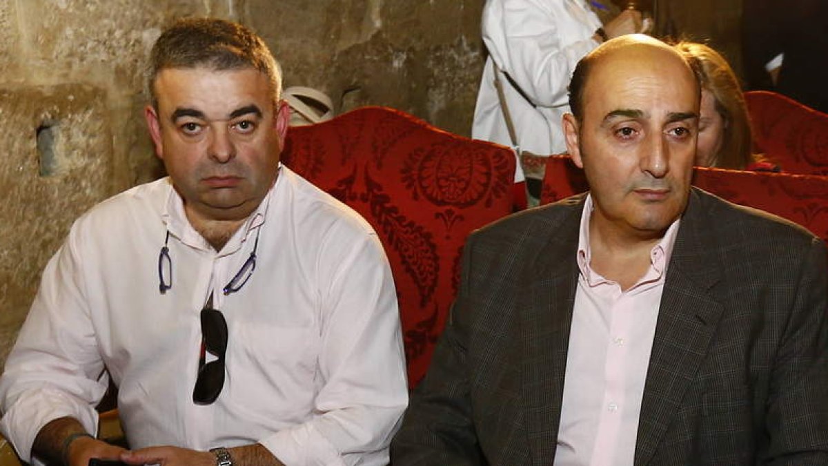 Justo Fernández y Luis Carlos Fernández Tejerina, en una imagen de archivo. RAMIRO