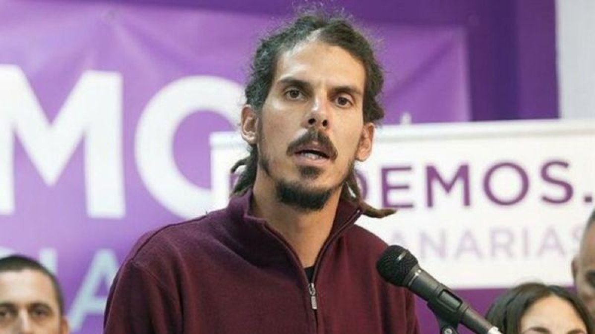 Alberto Rodríguez, el sustituto de Pablo Echenique en la Secretaría de Organización de Podemos.
