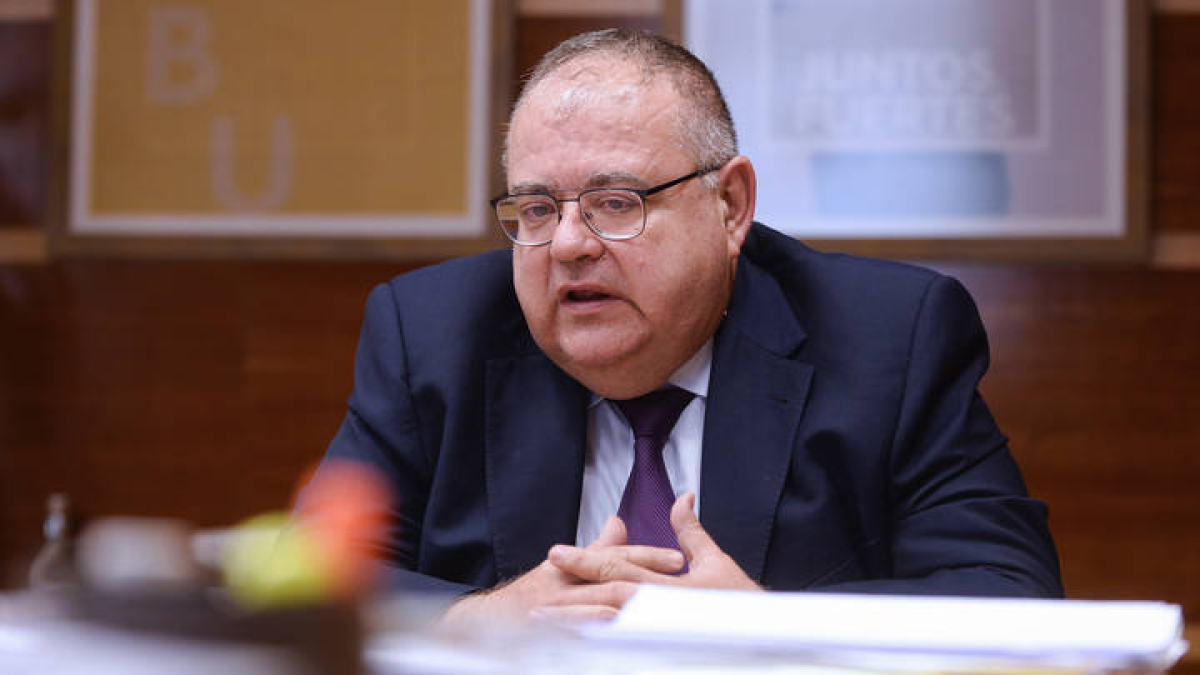El consejero de Sanidad de Castilla y León, Alejandro Vázquez. NACHO GALLEGO
