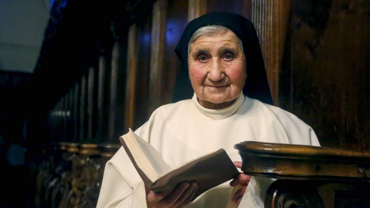 Sor María Caridad en una imagen difundida por su centenario. DL